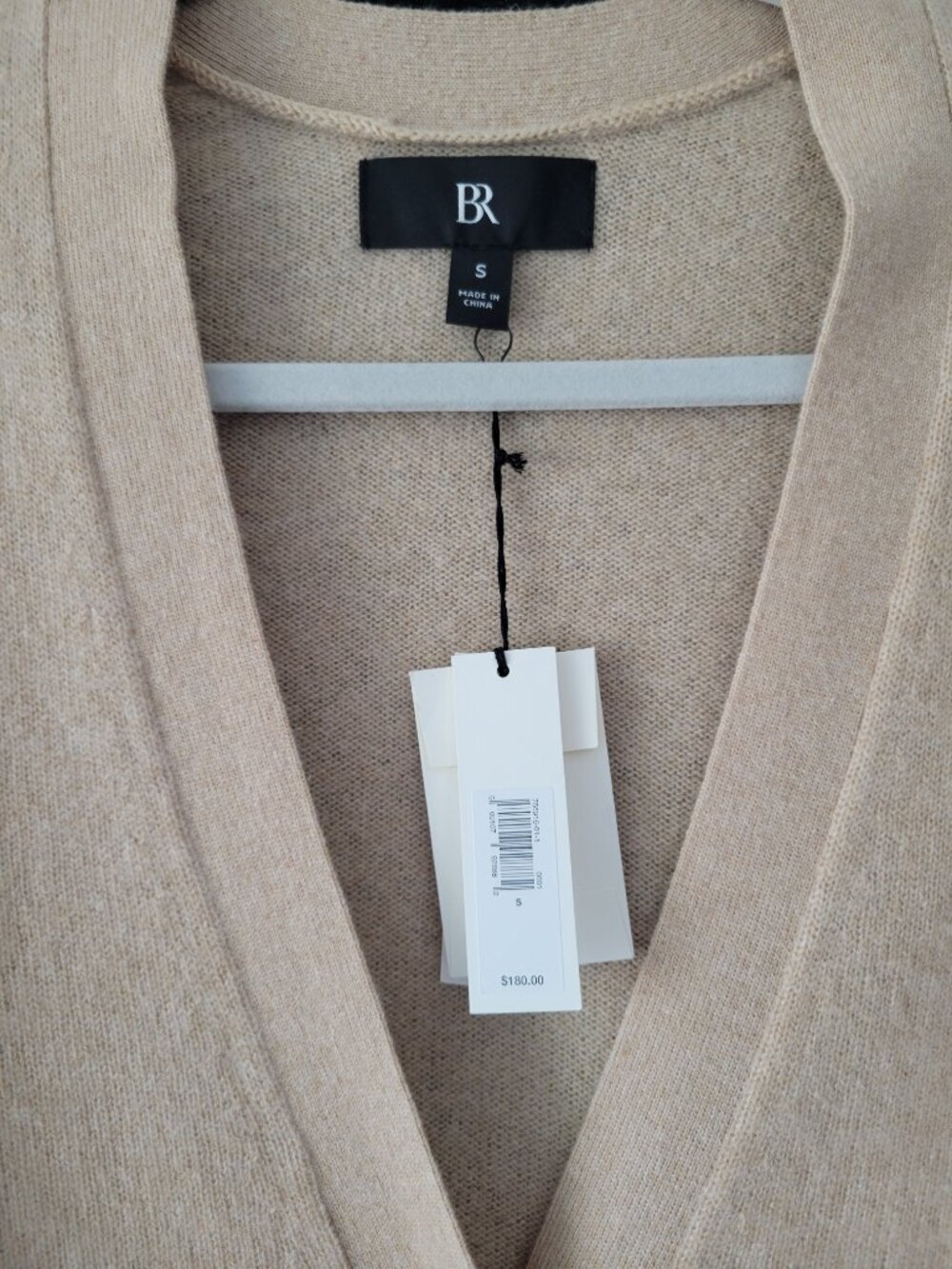 Banana Republic Caro Oversized Lightweight Cashmere Cardigan Color Sandstorm NWT - Picture 7 of 10